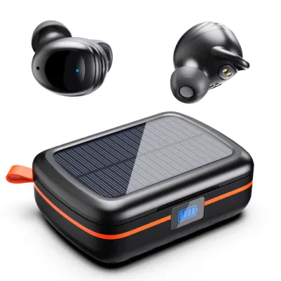 Беспроводные наушники с портативным зарядным чехлом и возможностью подключения Bluetooth